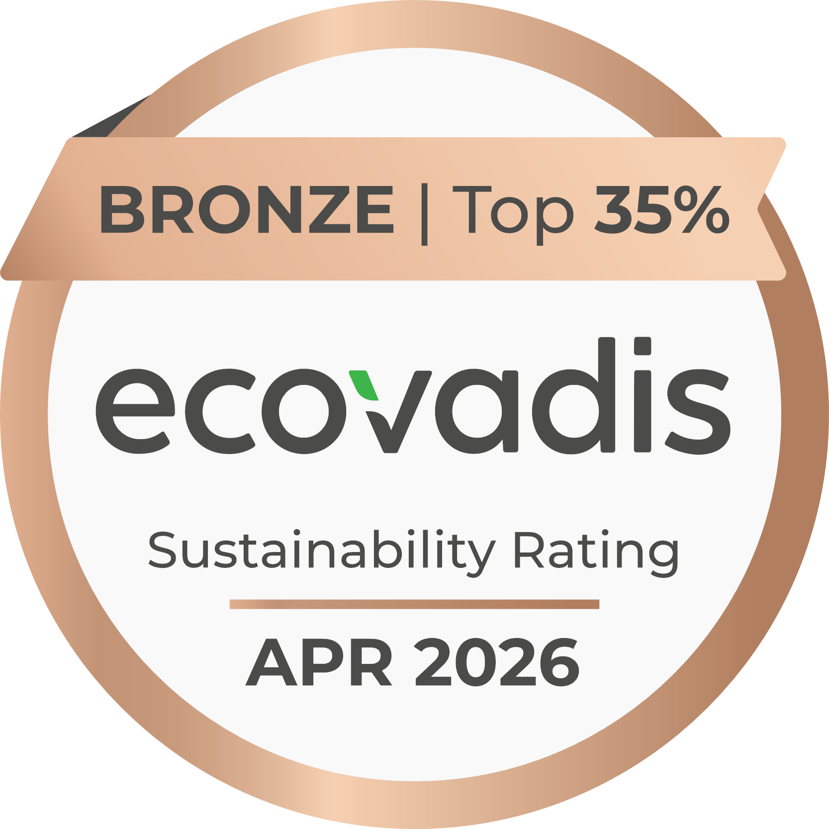 ecovadis Bronze - Mar 2026